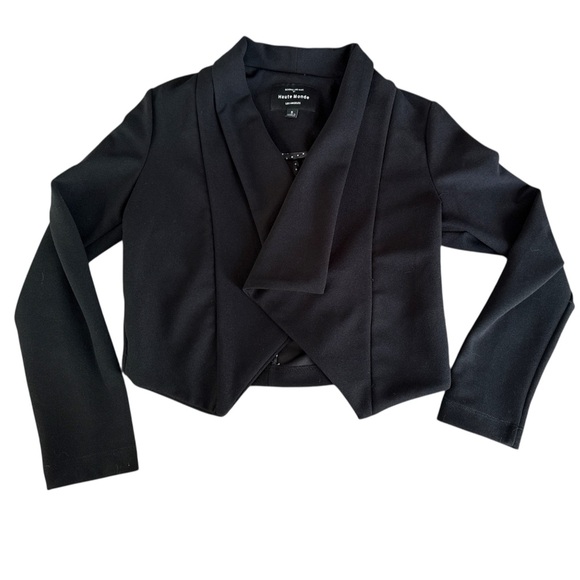 Elegant Black blazer by Haute Monde size small juniors - Picture 1 of 3